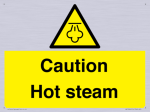 Caution Hot steam